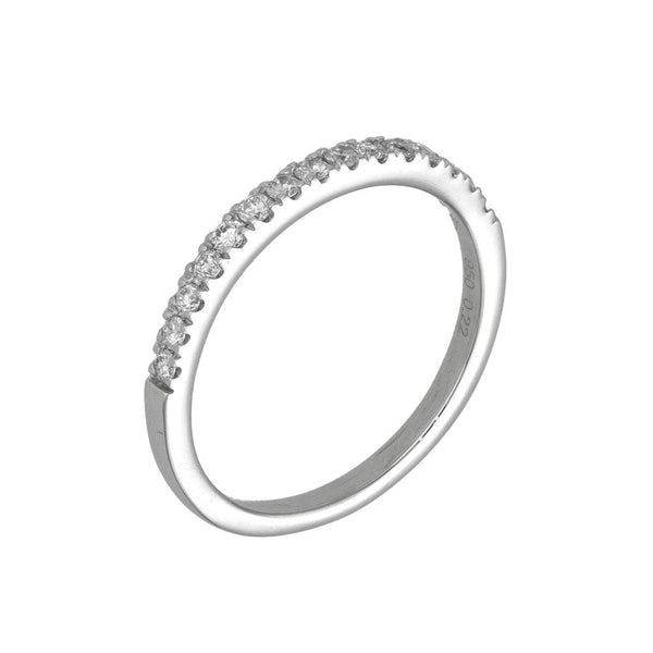 Platinum 0.22ct Diamond Set Eternity Ring - Size L