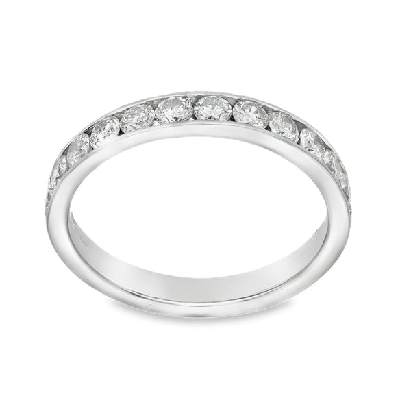 Platinum 0.78ct Diamond Set Eternity Ring - Size M