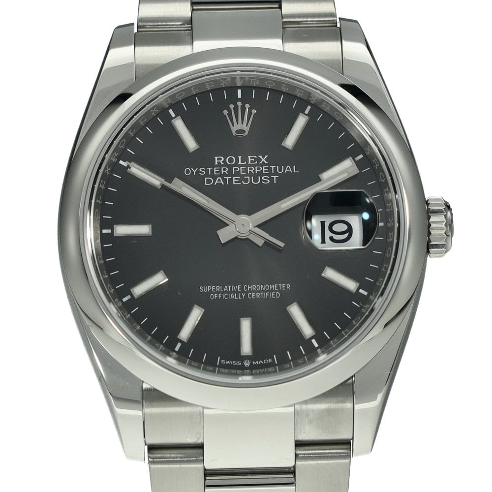 Datejust 126200 - Gents Watch - Black Dial - 2023