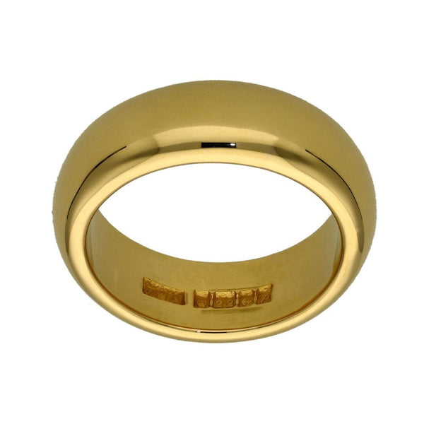22ct Yellow Gold Wedding Band - Size N½ - 7mm