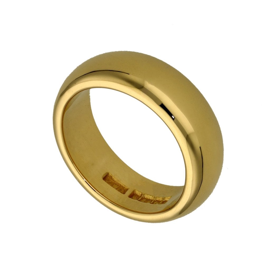 22ct Yellow Gold Wedding Band - Size N½ - 7mm