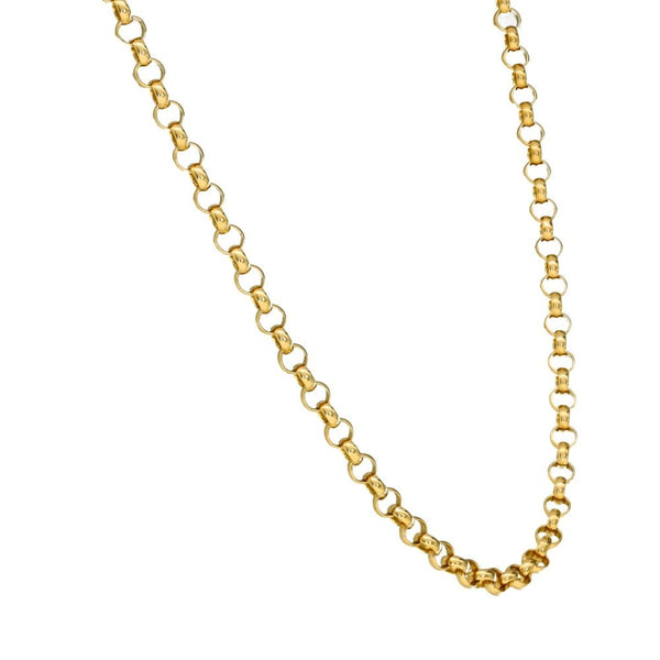Gents 9ct Yellow Gold Belcher Chain - 22" - 12.0g