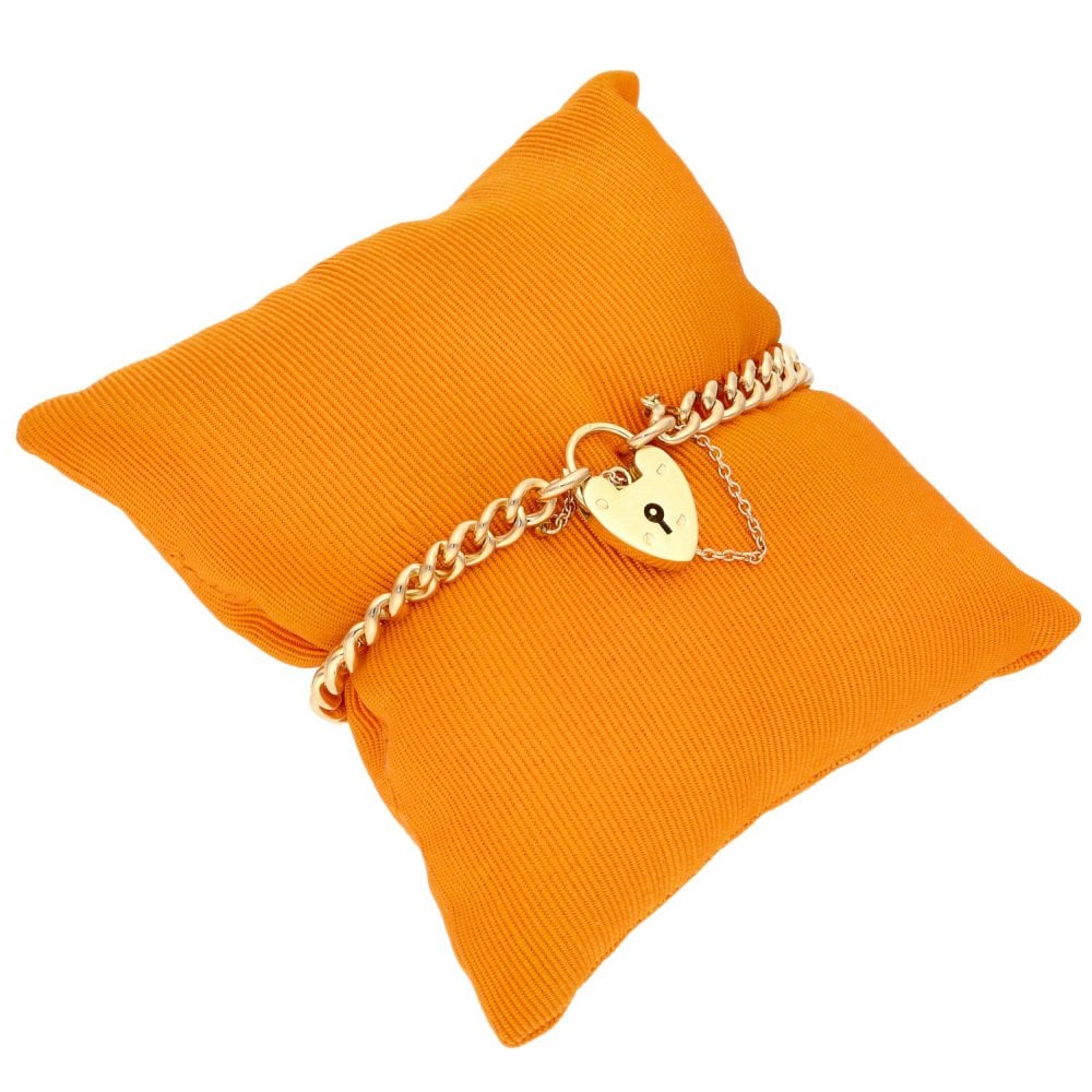 9ct Yellow Gold Curb Bracelet - 7" - 24.1g