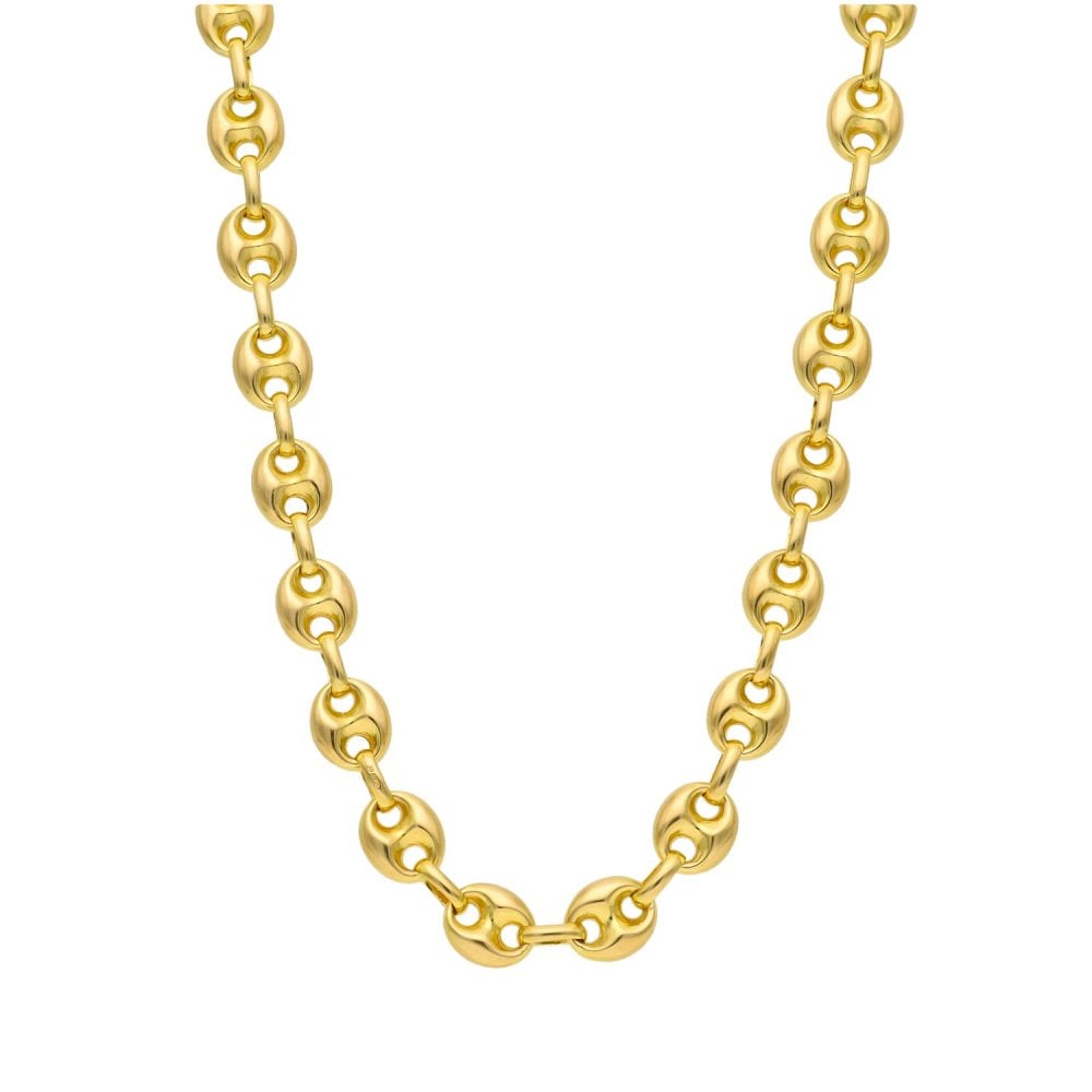 9ct Yellow Gold Marine Link Chain - 32" - 38.1g