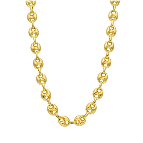 9ct Yellow Gold Marine Link Chain - 32" - 38.1g