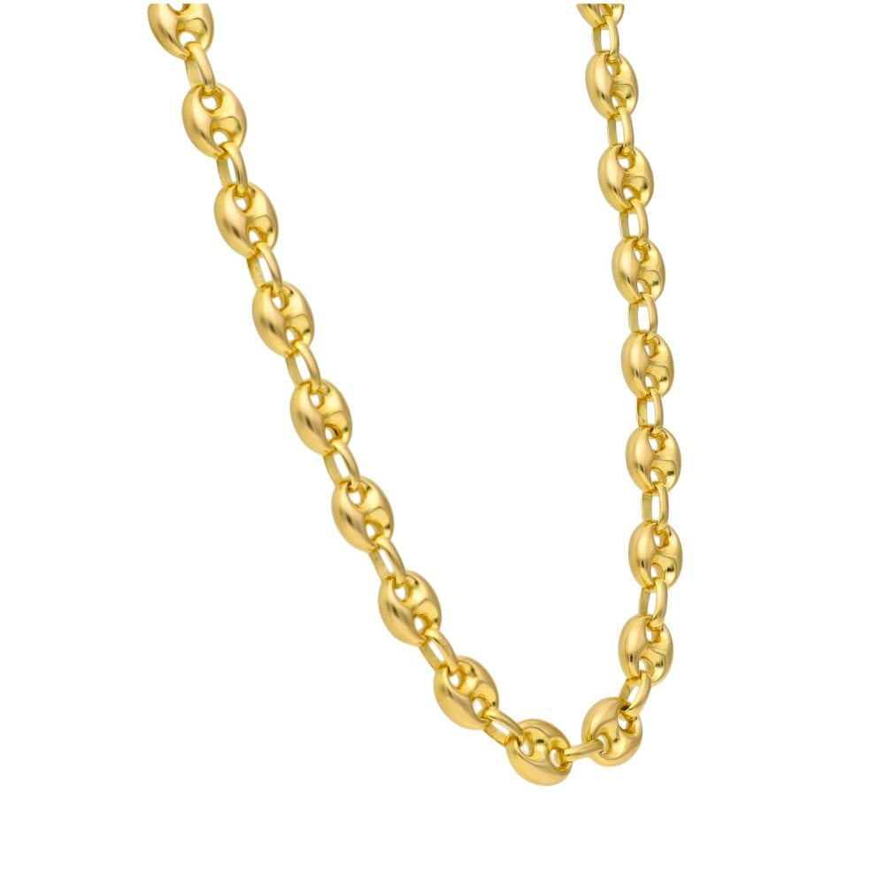 9ct Yellow Gold Marine Link Chain - 32" - 38.1g