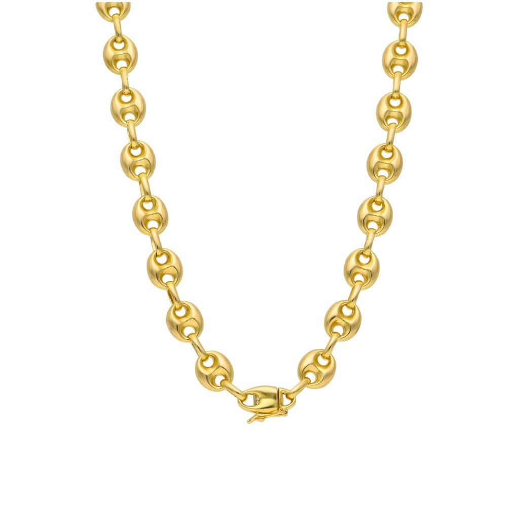 9ct Yellow Gold Marine Link Chain - 32" - 38.1g