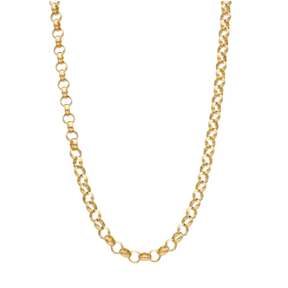 9ct Yellow Gold Belcher Chain - 31" - 23.3g