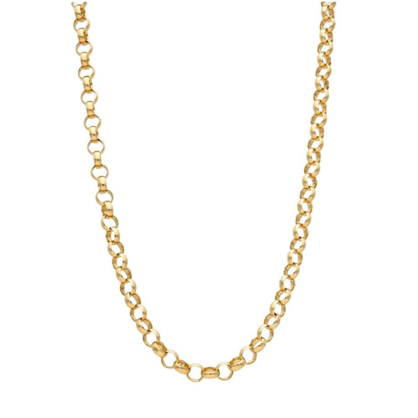 9ct Yellow Gold Belcher Chain - 31" - 23.3g
