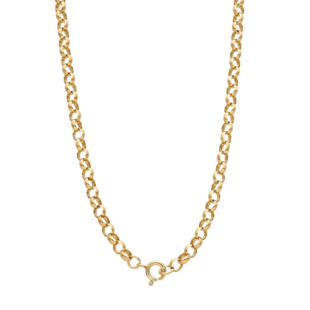 9ct Yellow Gold Belcher Chain - 31" - 23.3g