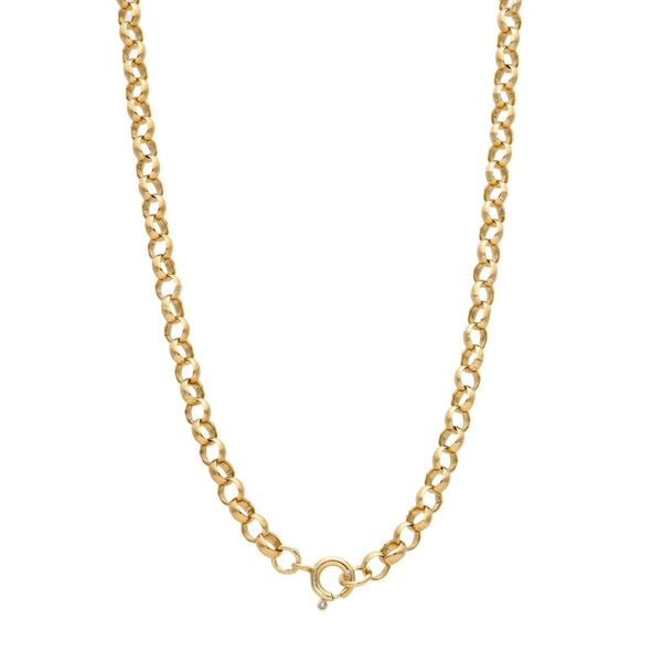 9ct Yellow Gold Belcher Chain - 31" - 23.3g