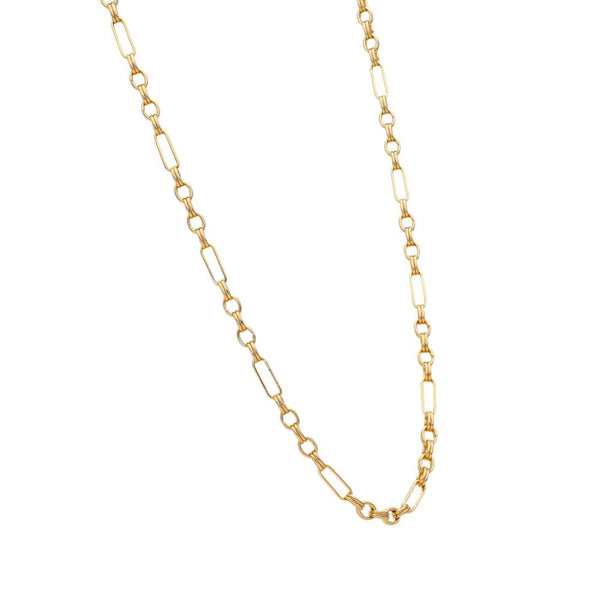 9ct Yellow Gold Belcher Chain - 28" - 12.4g
