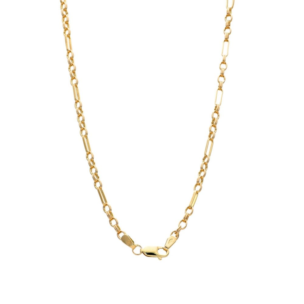 9ct Yellow Gold Belcher Chain - 28" - 12.4g