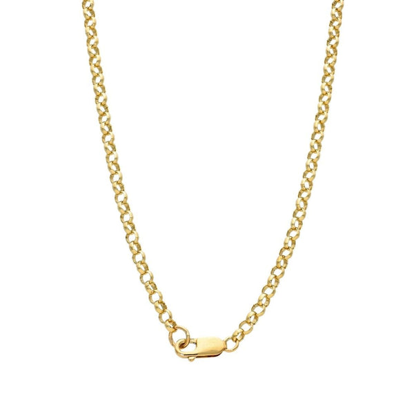 9ct Yellow Gold Belcher Chain - 22" - 11.2g