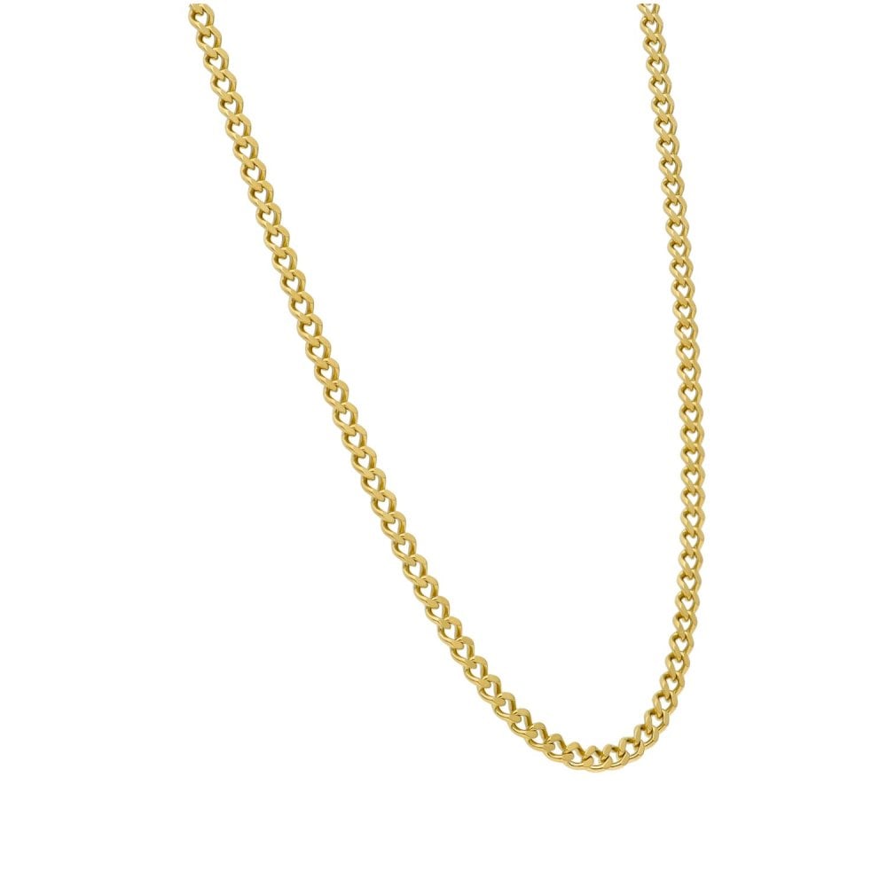 9ct Yellow Gold 22" Curb Chain - 10.1g
