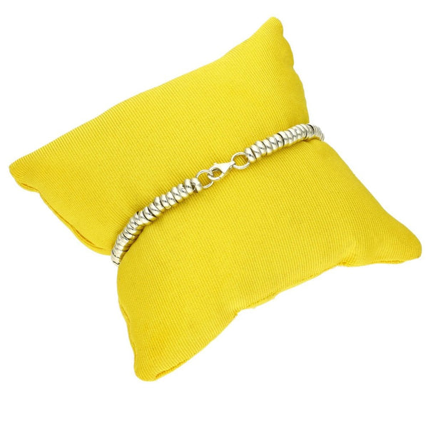 Silver Loop Bracelet - 7" - 14.8g