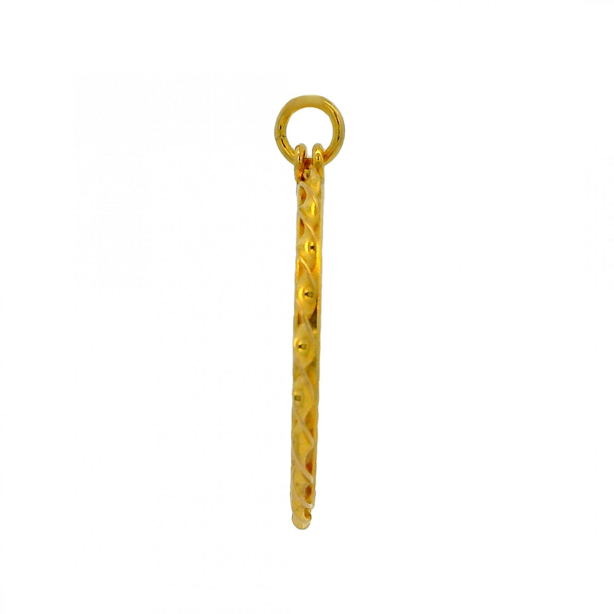 1982 Yellow Gold Half Sovereign Coin Pendant - 22x26mm - 4.8g