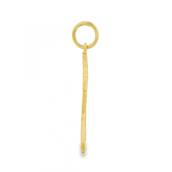 9ct Yellow Gold 6 Pointed Star Pendant - 26x28x1mm - 4.0g