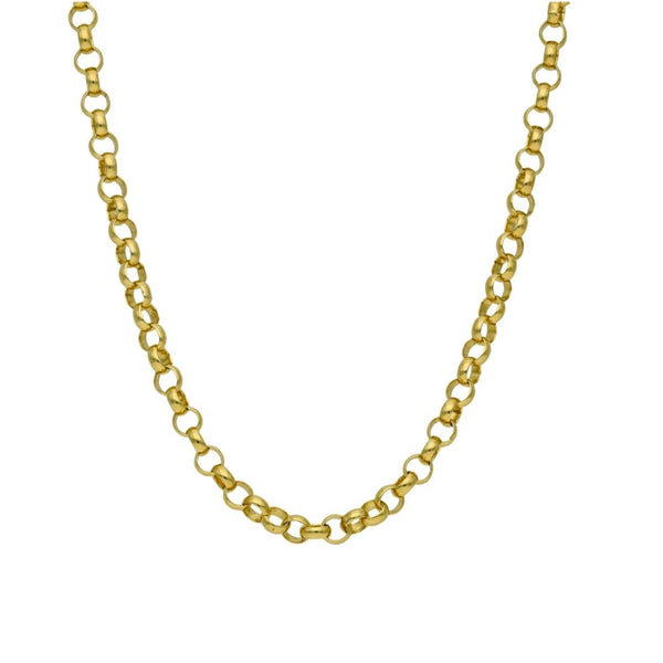Gents 9ct Yellow Gold Belcher Chain - 24" - 11.0g