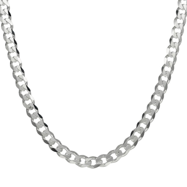 20 Inch Silver Curb Chain