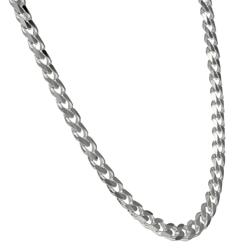 20 Inch Silver Curb Chain