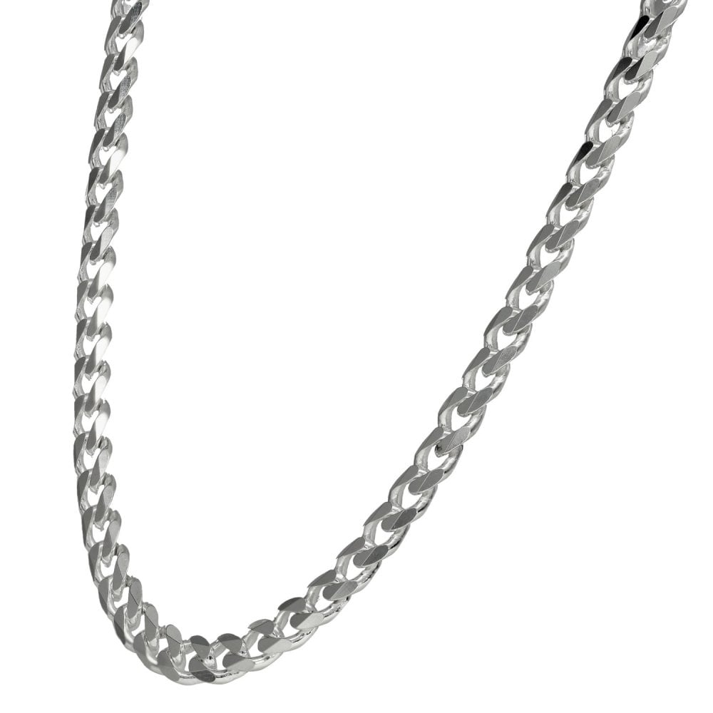 20 Inch Silver Curb Chain