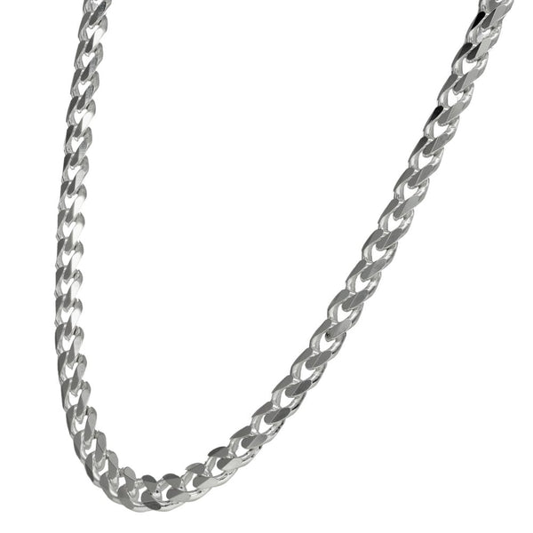 20 Inch Silver Curb Chain
