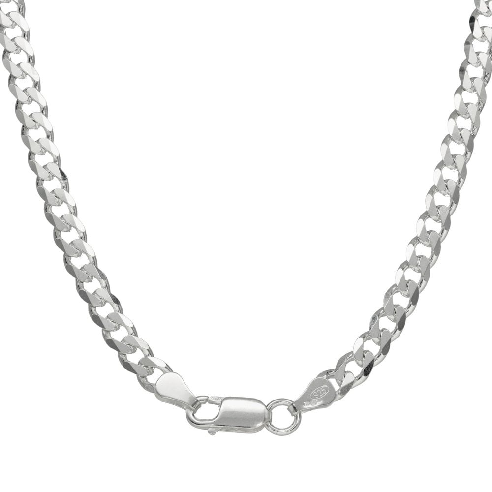 20 Inch Silver Curb Chain