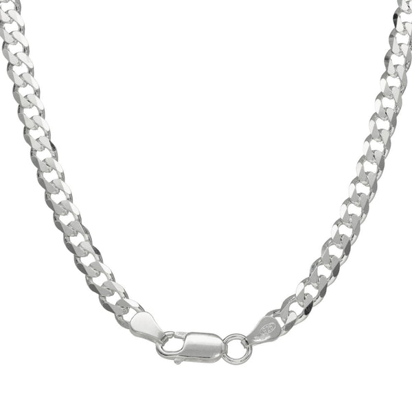20 Inch Silver Curb Chain