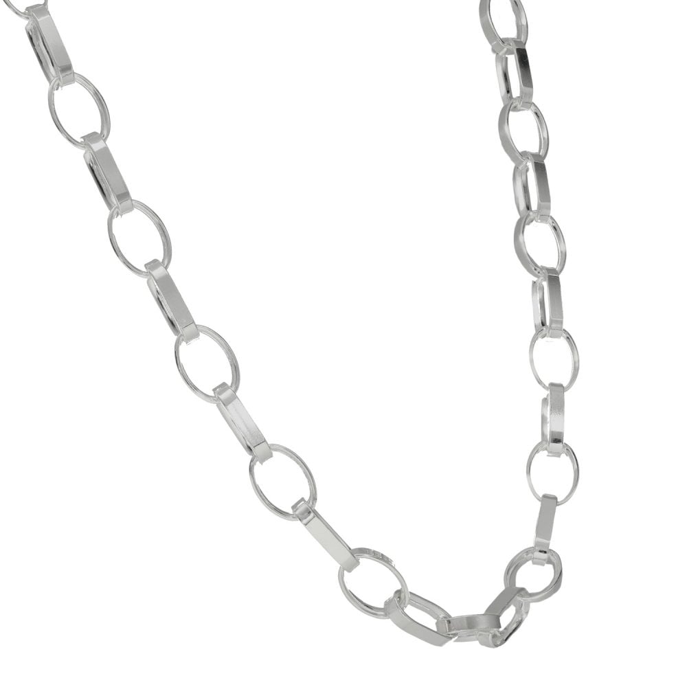 20 Inch Silver Belcher Chain