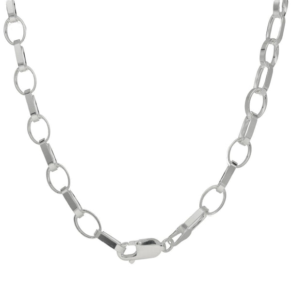 20 Inch Silver Belcher Chain