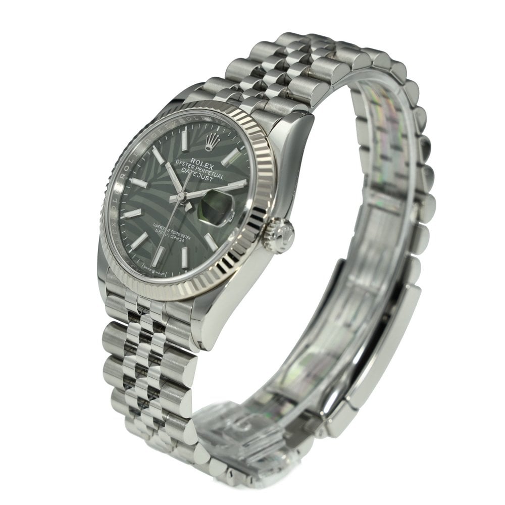 Datejust 36 126234 - Green Palm Dial - 2023