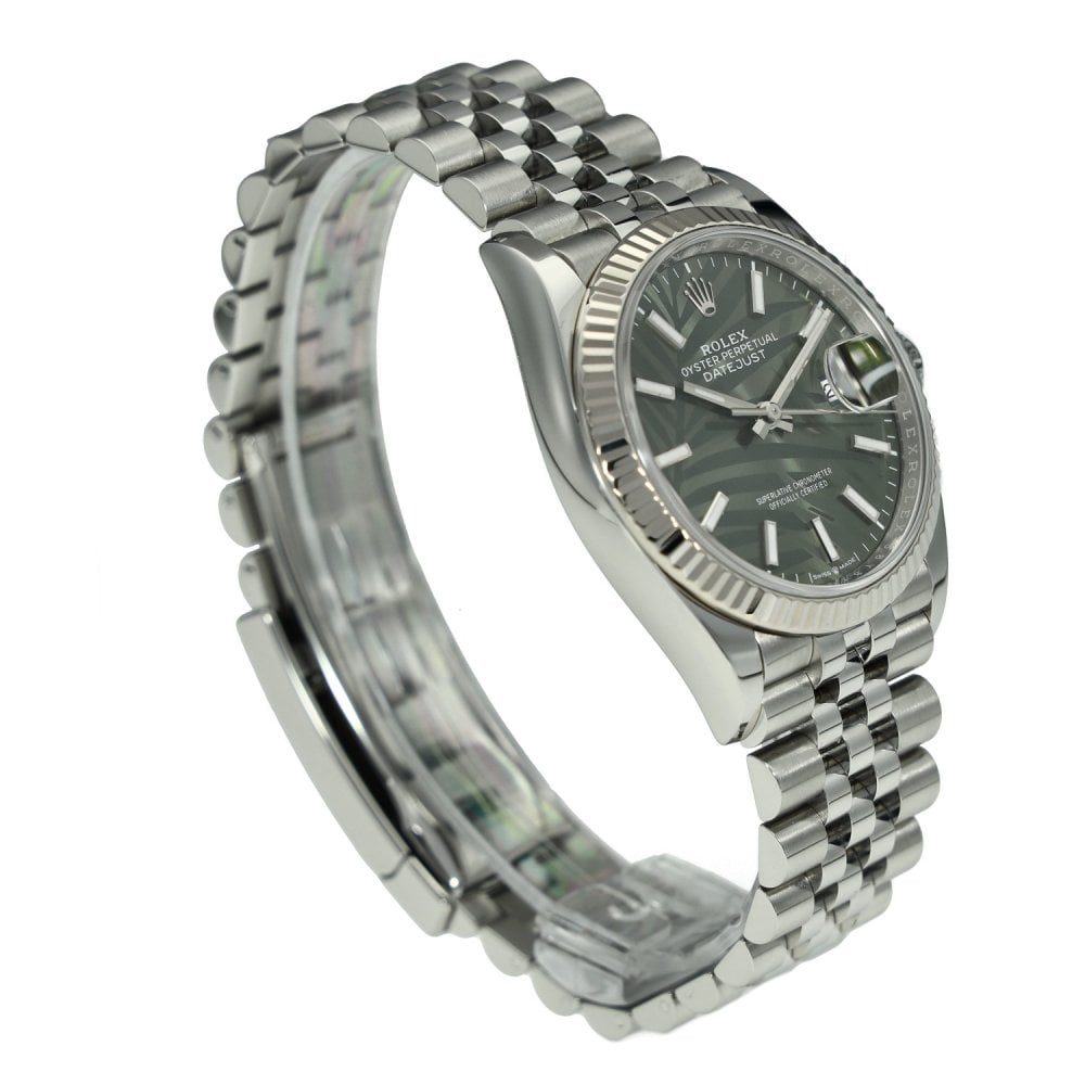 Datejust 36 126234 - Green Palm Dial - 2023