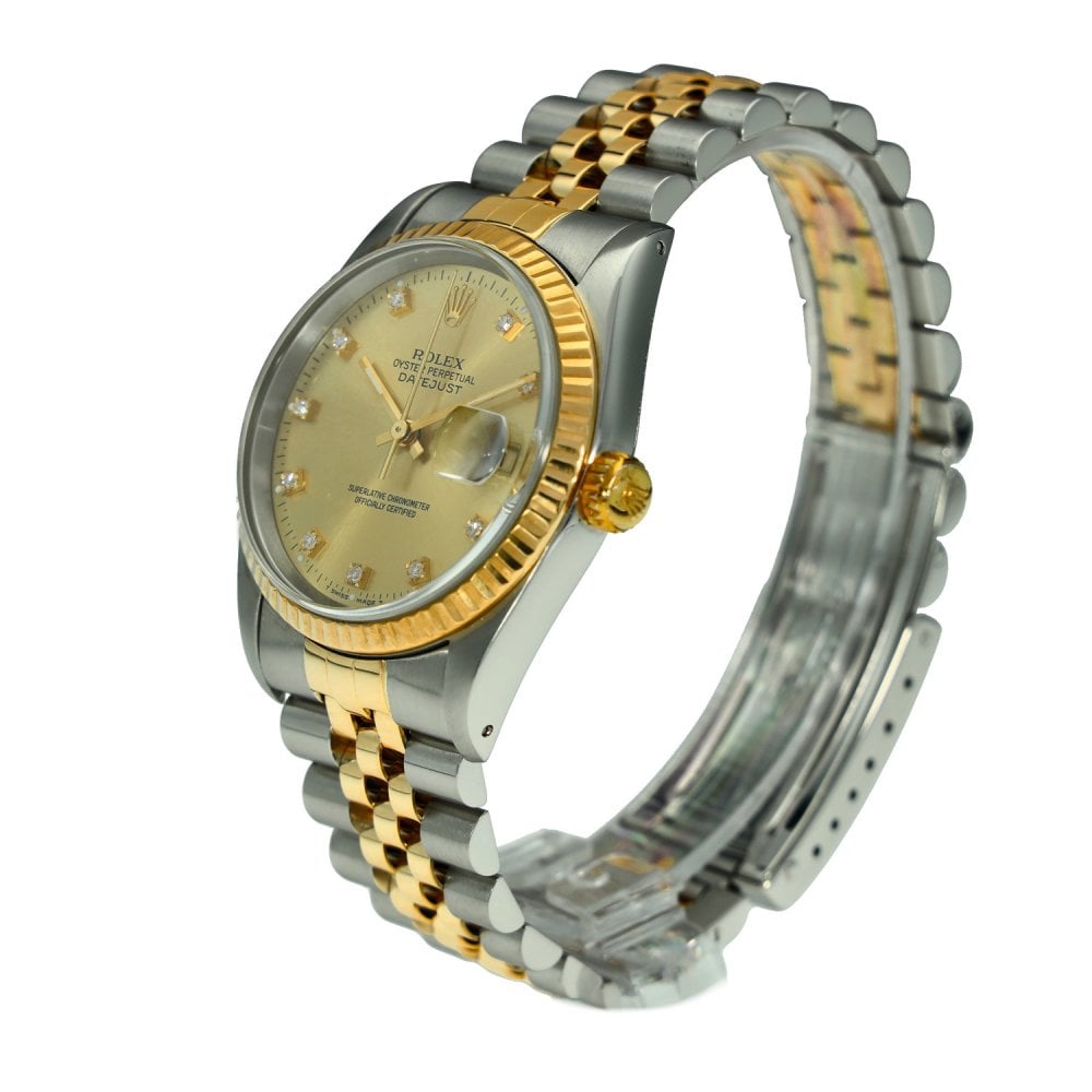 Datejust 36 16233 - Champagne Dial - 1993