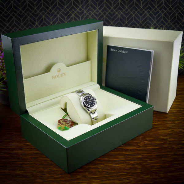 Datejust 179160 - Ladies Watch - Black Dial - 2008