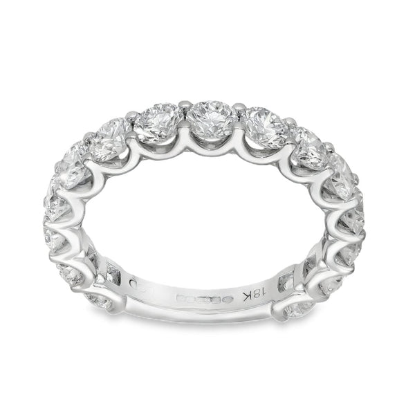 2.40ct White Gold Diamond Eternity Ring - F/VS2