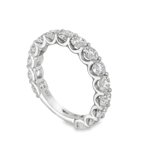 2.40ct White Gold Diamond Eternity Ring - F/VS2