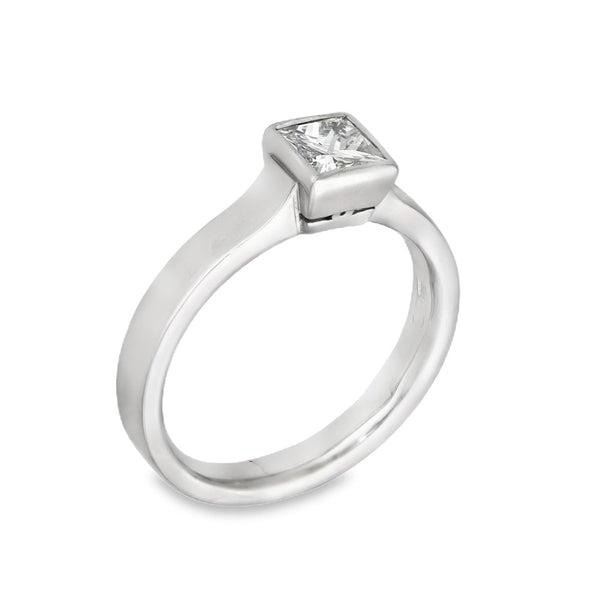 Platinum Diamond Solitaire Engagement Ring - Size I - 0.50ct