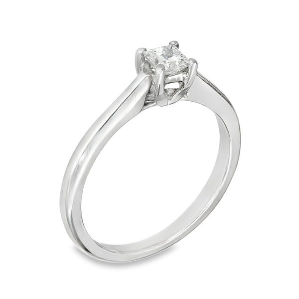 Platinum Diamond Solitaire Engagement Ring - Size I - 0.25ct
