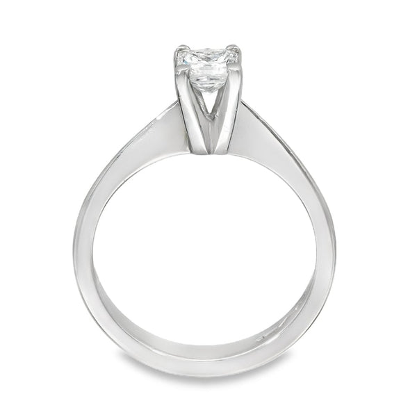 Platinum Certified Diamond Engagement Ring - Size M - 0.53ct