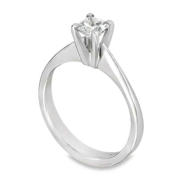 Platinum Certified Diamond Engagement Ring - Size M - 0.53ct