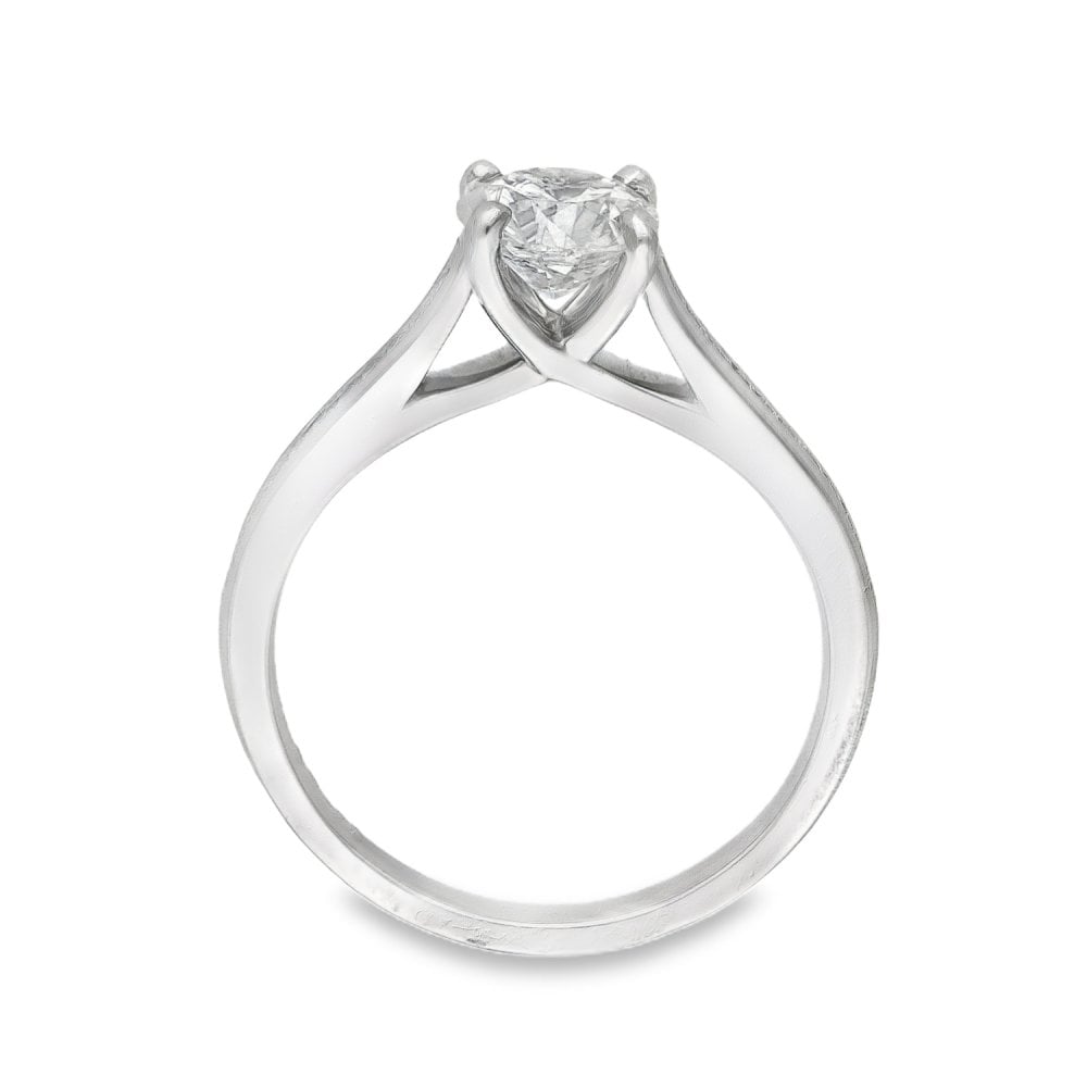 950 Platinum Diamond Engagement Ring - Size N - 1.13ct