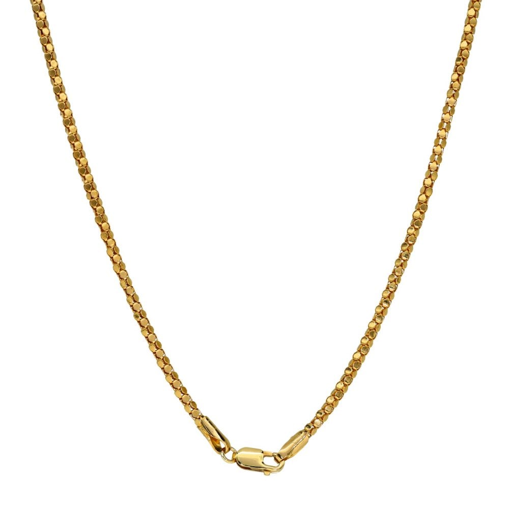14ct Yellow Gold Box Chain - 18" - 5.0g