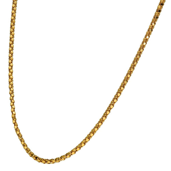 14ct Yellow Gold Box Chain - 18" - 5.0g
