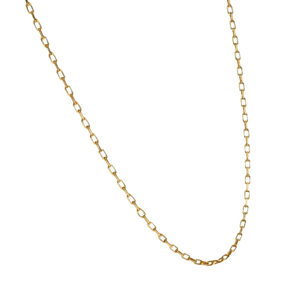9ct Yellow Gold Belcher Chain - 24" - 2.7g
