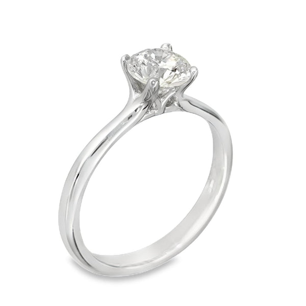 950 Platinum Diamond Engagement Ring - Size M - 1.00ct
