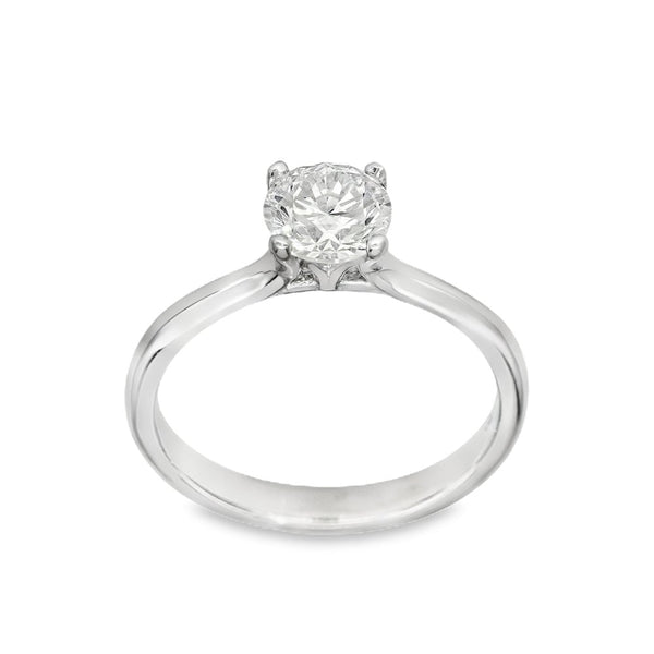 950 Platinum Diamond Engagement Ring - Size M - 1.00ct