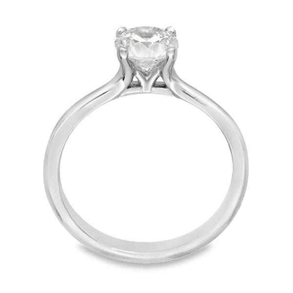 950 Platinum Diamond Engagement Ring - Size M - 1.00ct