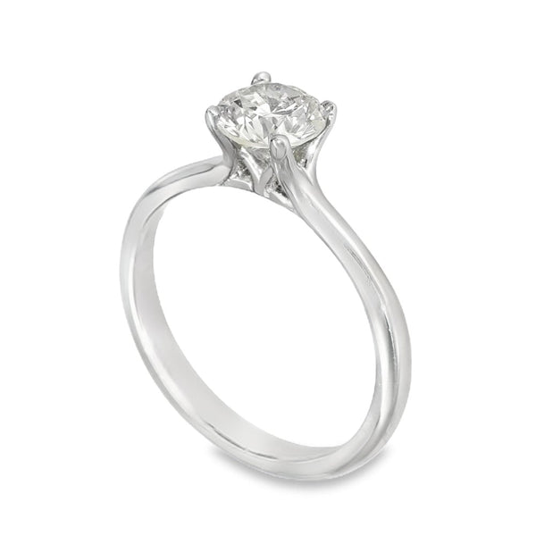 950 Platinum Diamond Engagement Ring - Size M - 1.00ct