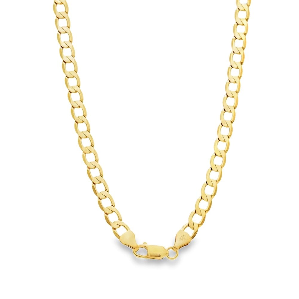 9ct Yellow Gold Curb Chain - 20" - 14.8g